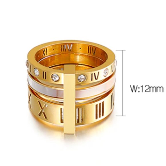 NWT! Gorgeous Statement Gold Ring - Picture 1 of 6